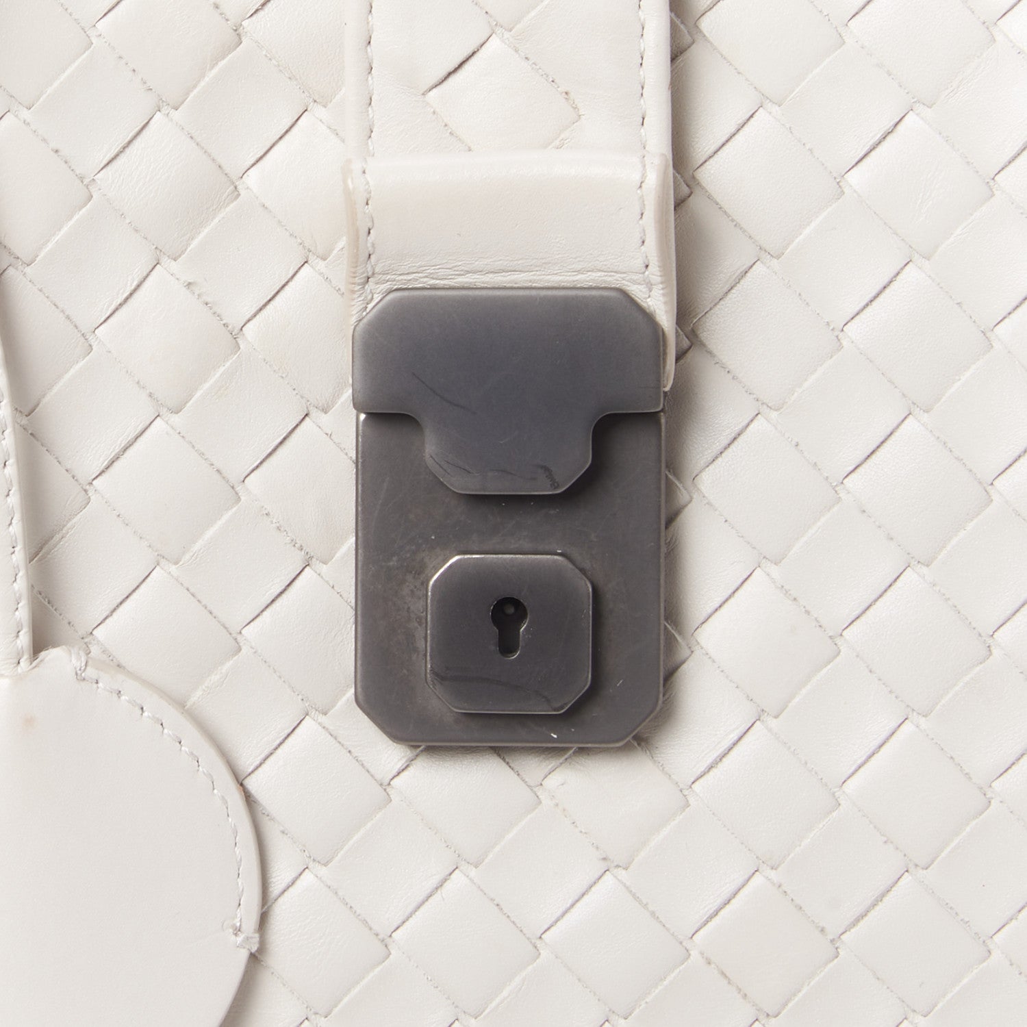 Bottega Veneta Nappa Intrecciato Medium Roma Tote White 7 of 9