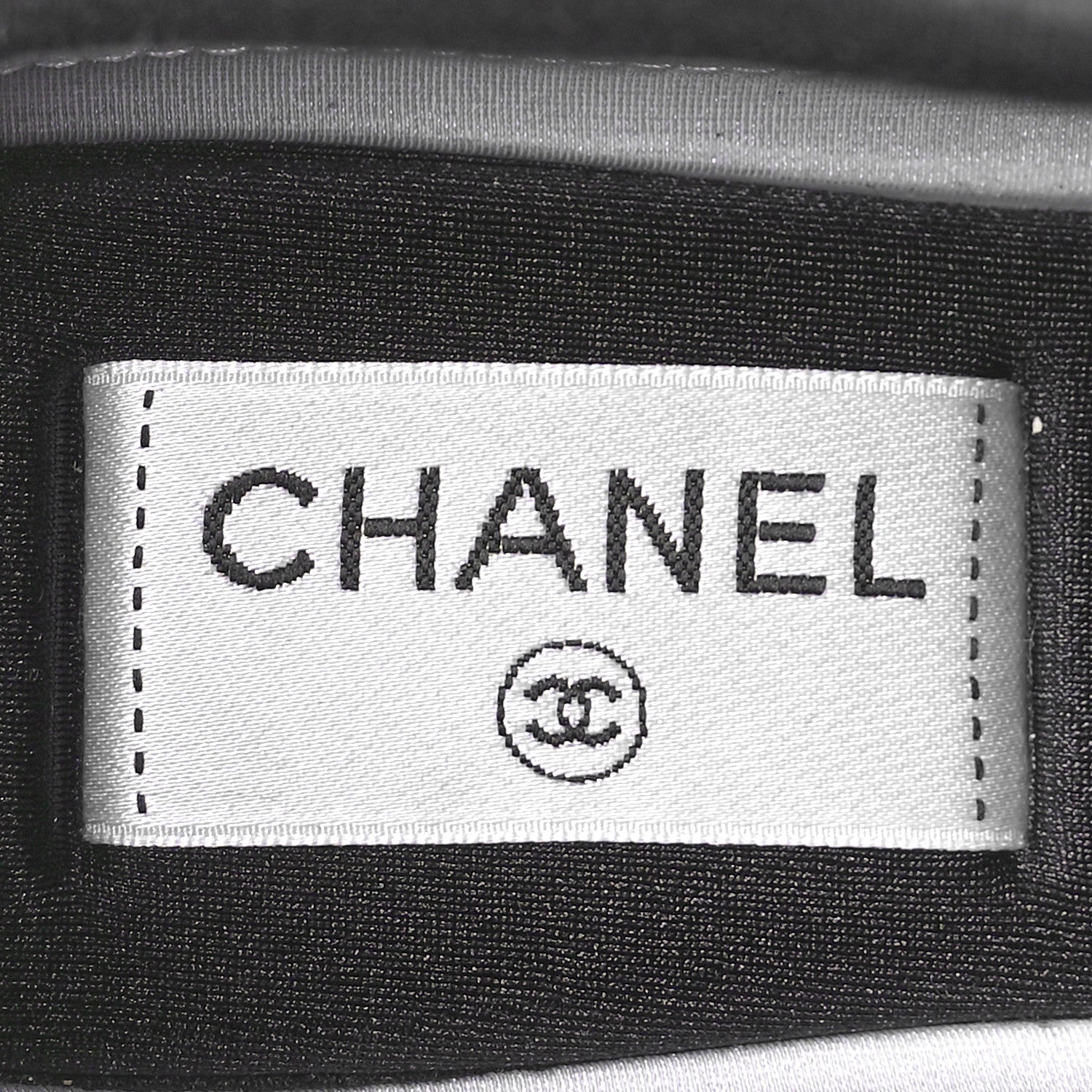 Chanel Fabric Suede Calfskin Sneakers 39 White Black 6 of 8