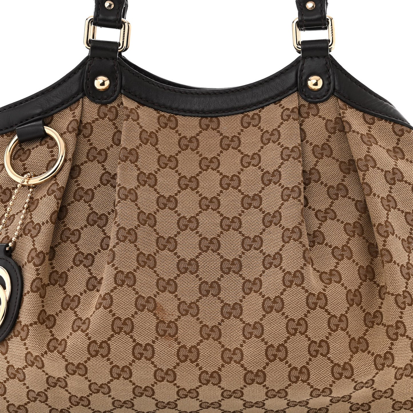 Monogram Medium Sukey Tote Dark Brown