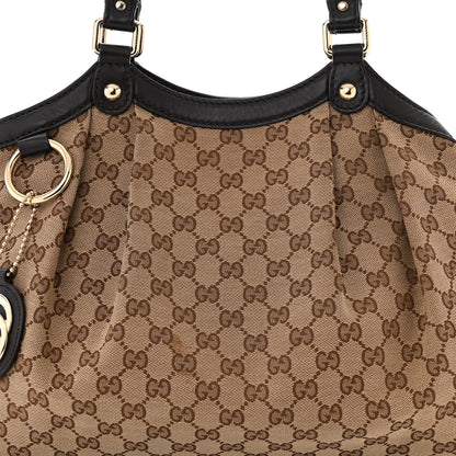 Gucci Monogram Medium Sukey Tote Dark Brown 8 of 12