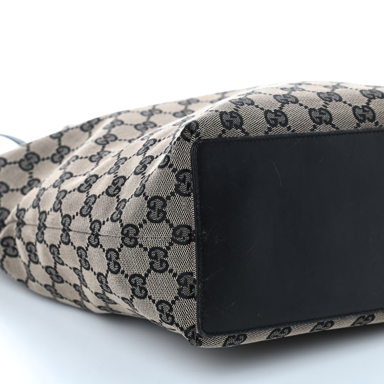 Gucci Monogram Large Bucket Tote Black 9 of 10