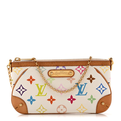 Louis Vuitton Monogram Multicolor Pochette Milla MM White 1 of 9