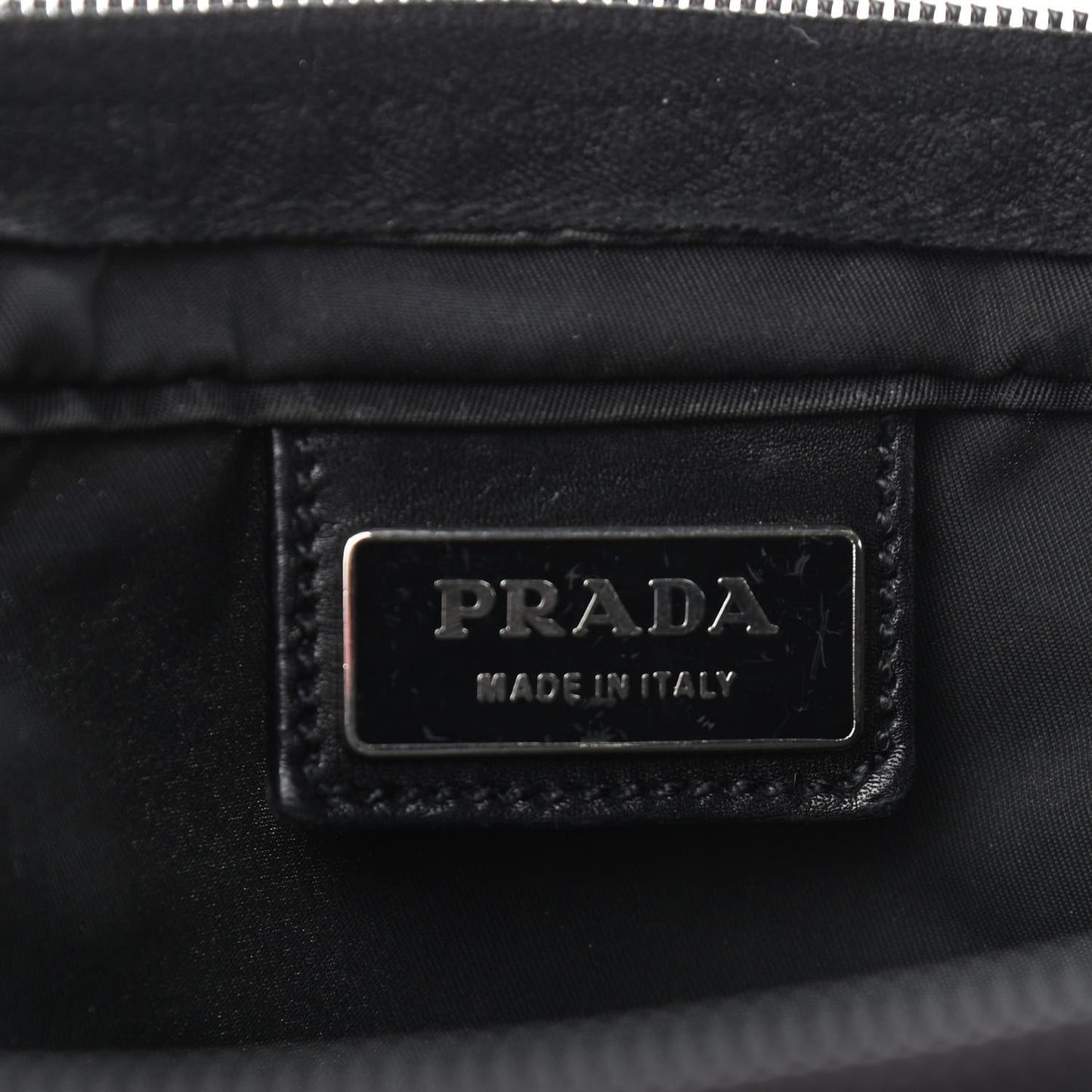 Nylon Messenger Bag Black