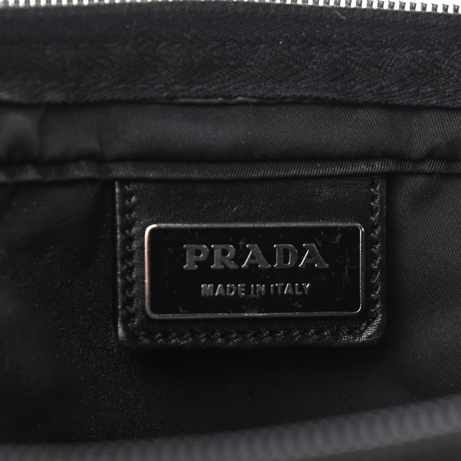 Prada Nylon Messenger Bag Black 5 of 11