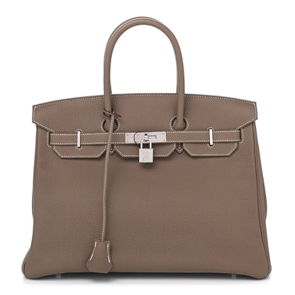 Hermes Togo Birkin 35 Etoupe 1 of 10