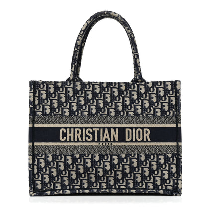Christian Dior Oblique Medium Book Tote Blue Multicolor 1 of 15