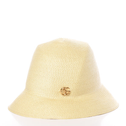 Gucci Raffia Double G Bucket Hat M Ivory 3 of 7
