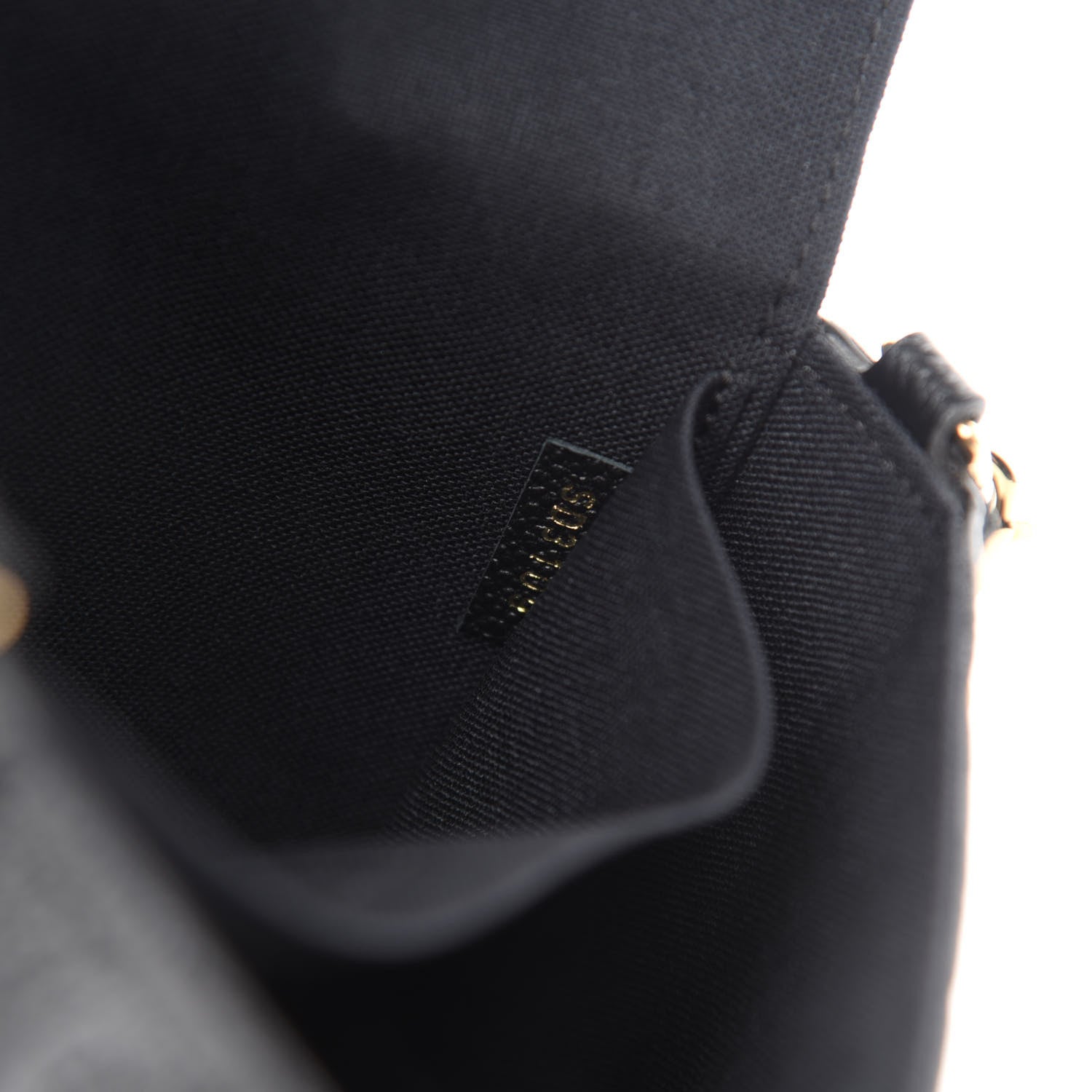 Louis Vuitton Empreinte Pochette Felicie Chain Wallet Black 11 of 13