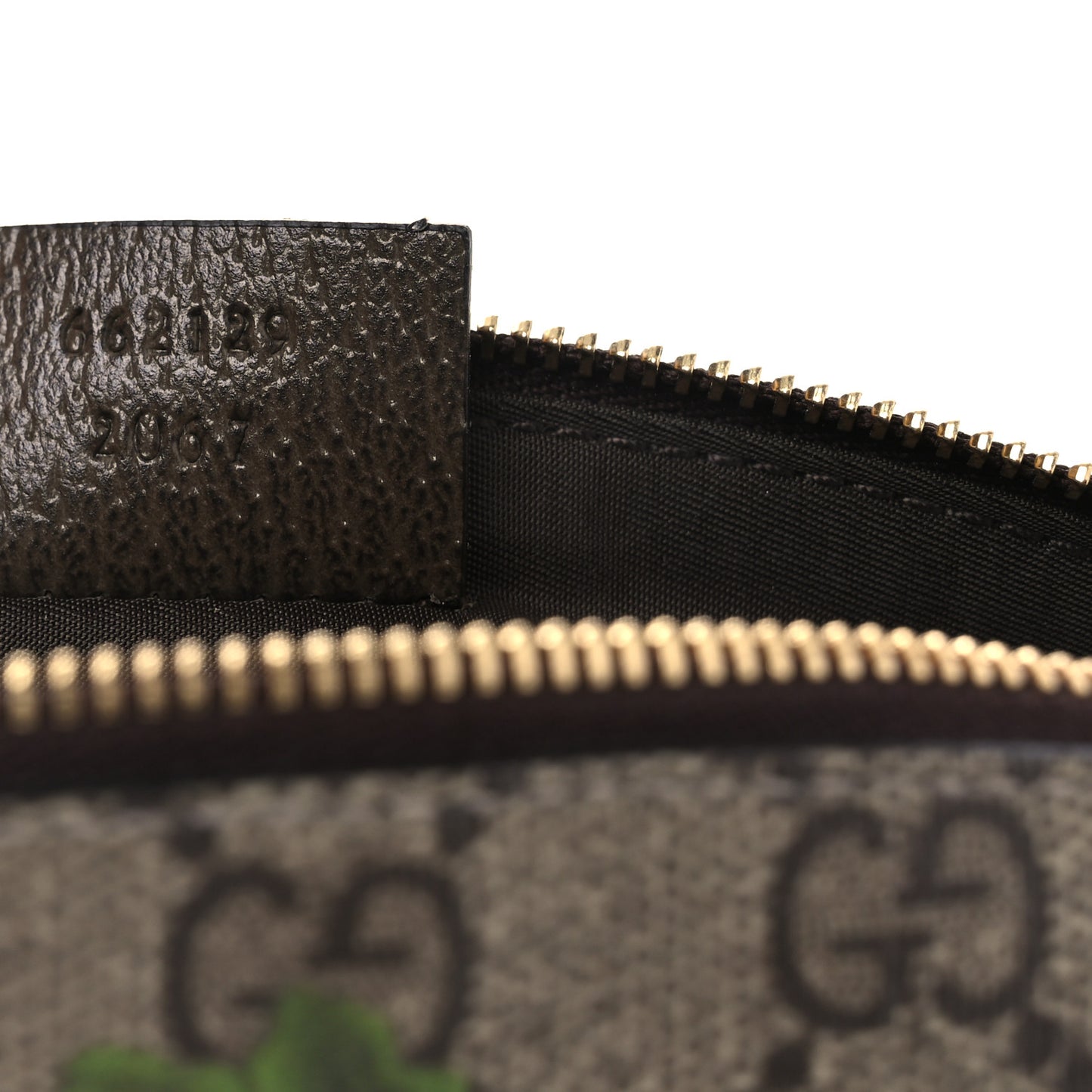 GG Supreme Monogram Cauliflower Pencil Case Beige Ebony