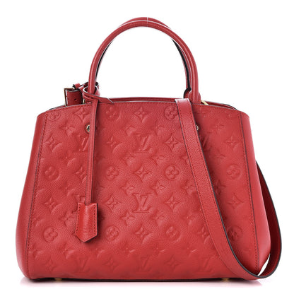 Louis Vuitton Empreinte Montaigne MM Cherry 1 of 7