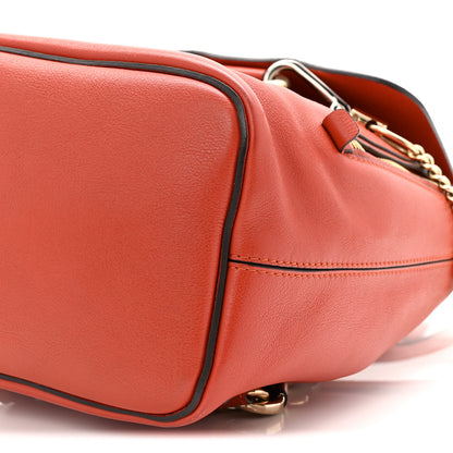 Chloe Suede Calfskin Small Faye Backpack Sepia Red 10 of 11