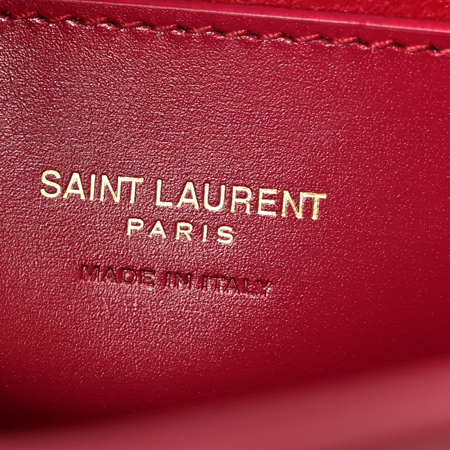 Saint Laurent Box Calfskin Mini Voltaire Shoulder Bag Burgundy 6 of 11