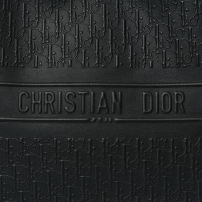 Christian Dior Oblique Calfskin Embossed Medium Book Tote Black 8 of 10