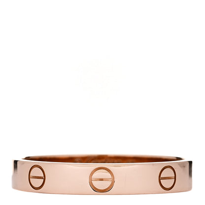 Cartier 18K Pink Gold 3.5mm LOVE Wedding Band Ring 60 9 1 of 5