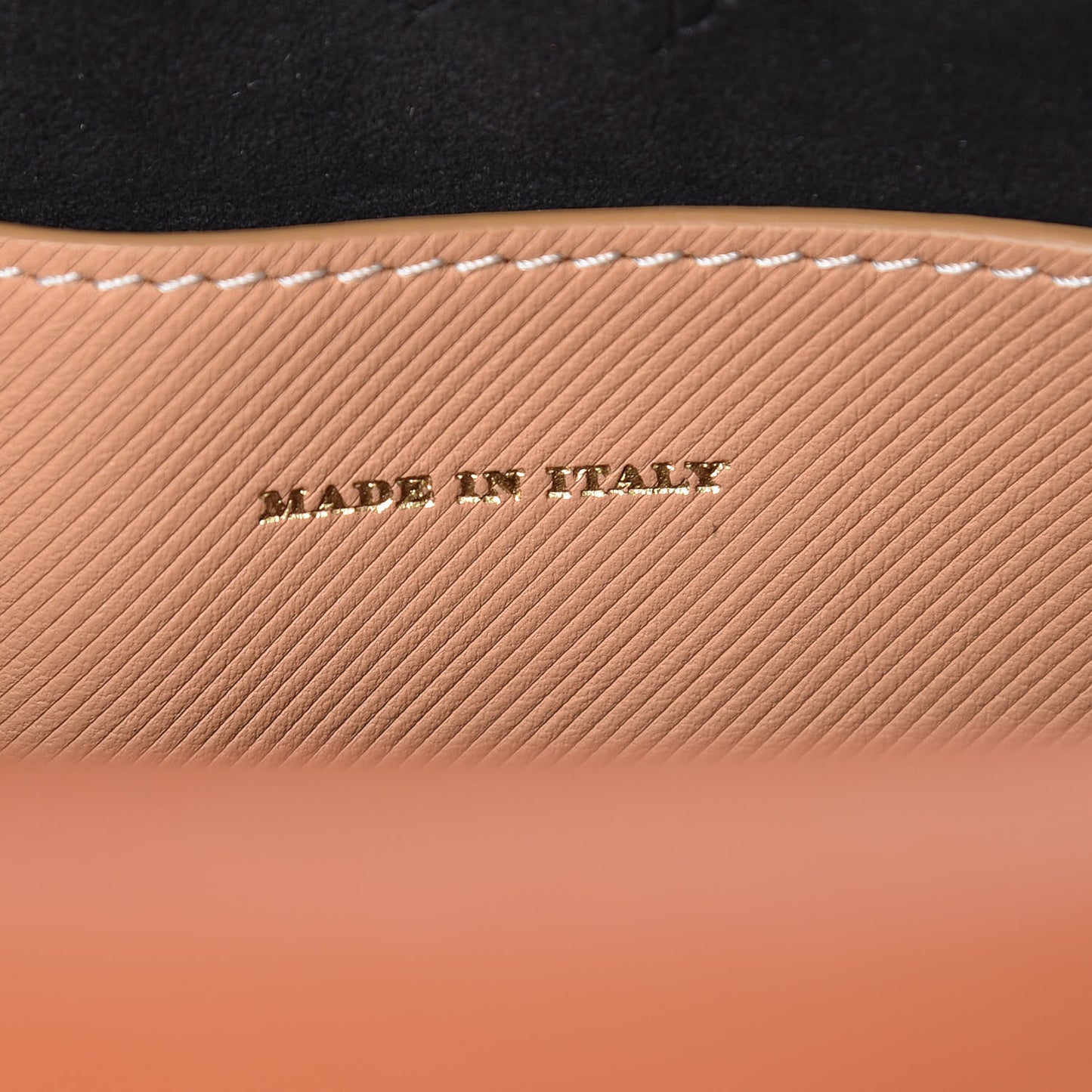 Trench Calfskin Splash Print Small DK88 Top Handle Bag Pale Clementine Burnt Sienna