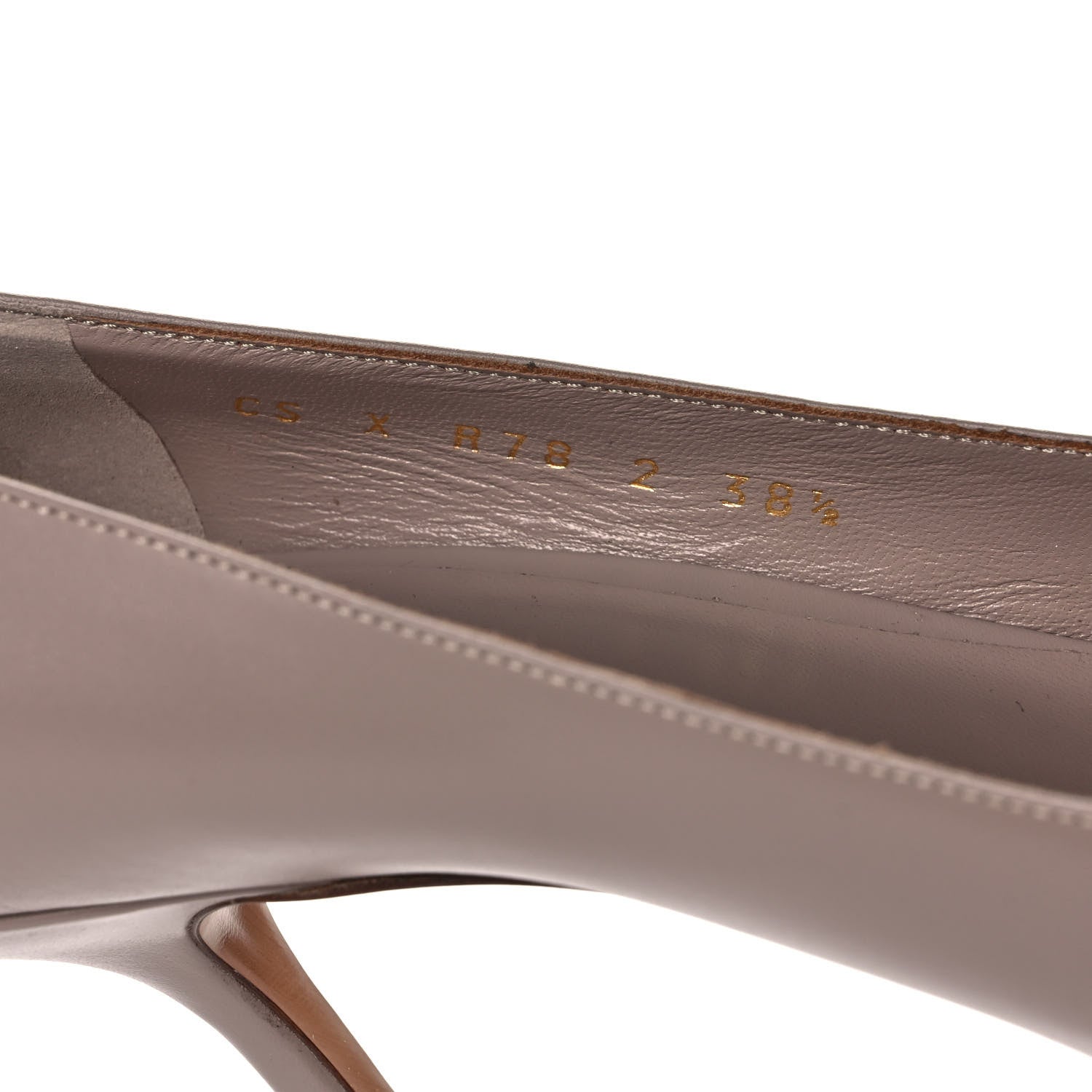 Valentino Garavani Calfskin Vlogo Signature 80mm Pumps 38.5 Poudre 8 of 9