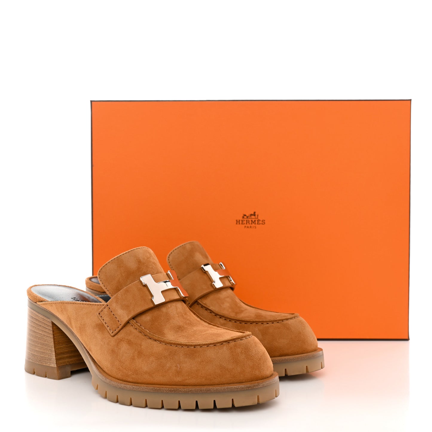 Suede Goatskin Flore 60 Mules 35 Brun Amourette