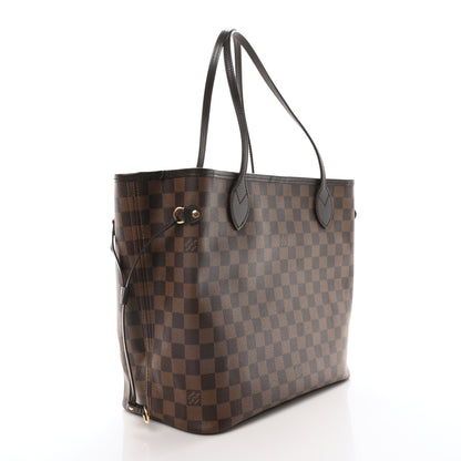 Louis Vuitton Damier Ebene Neo Neverfull MM Rose Ballerine 4 of 12