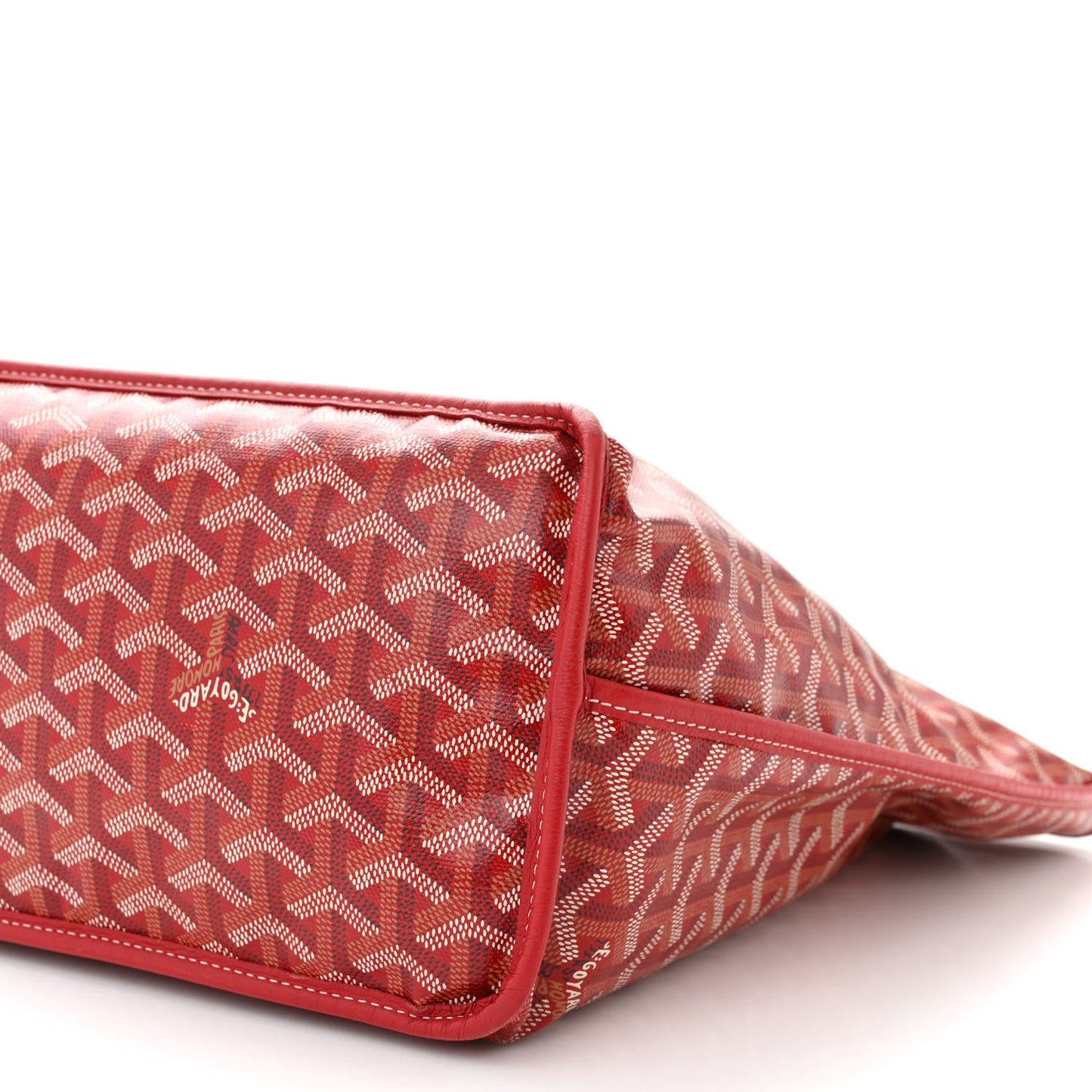 Goyardine Reversible Anjou PM Red