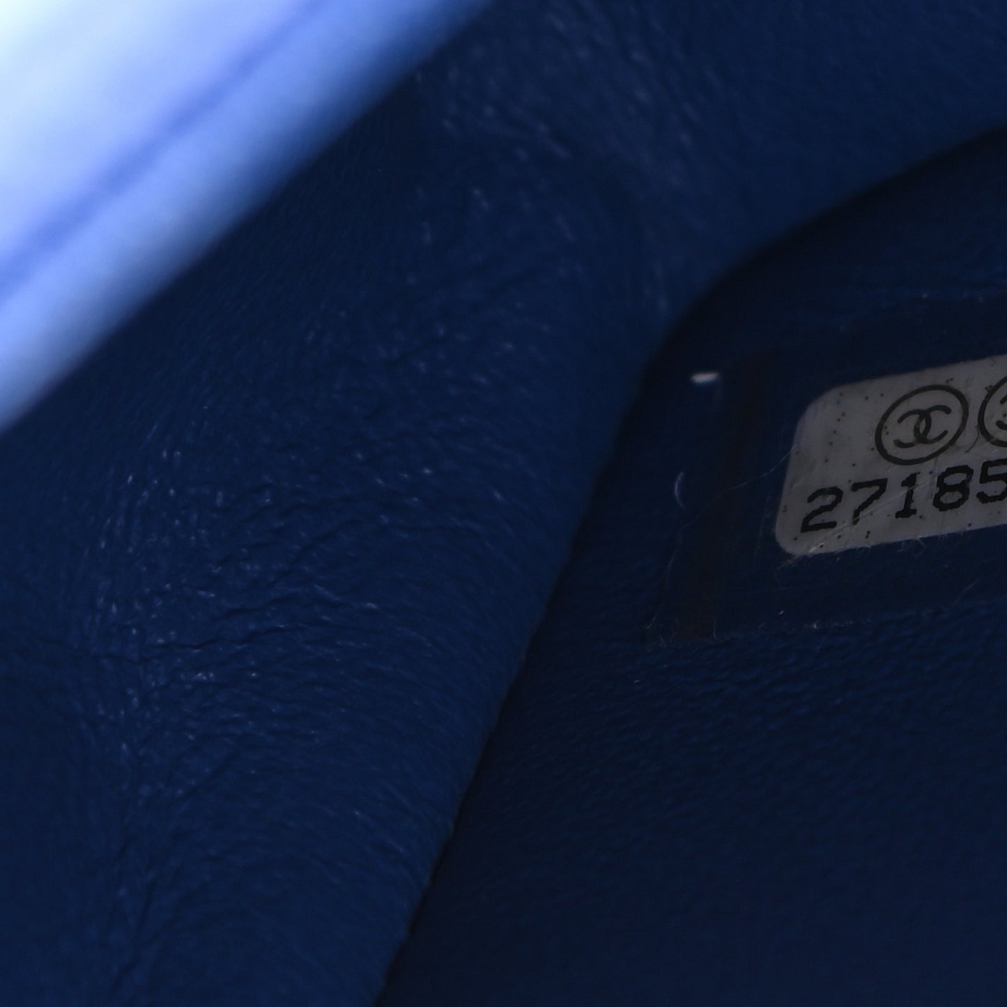 Lambskin Quilted Mini Rectangular Flap Royal Blue