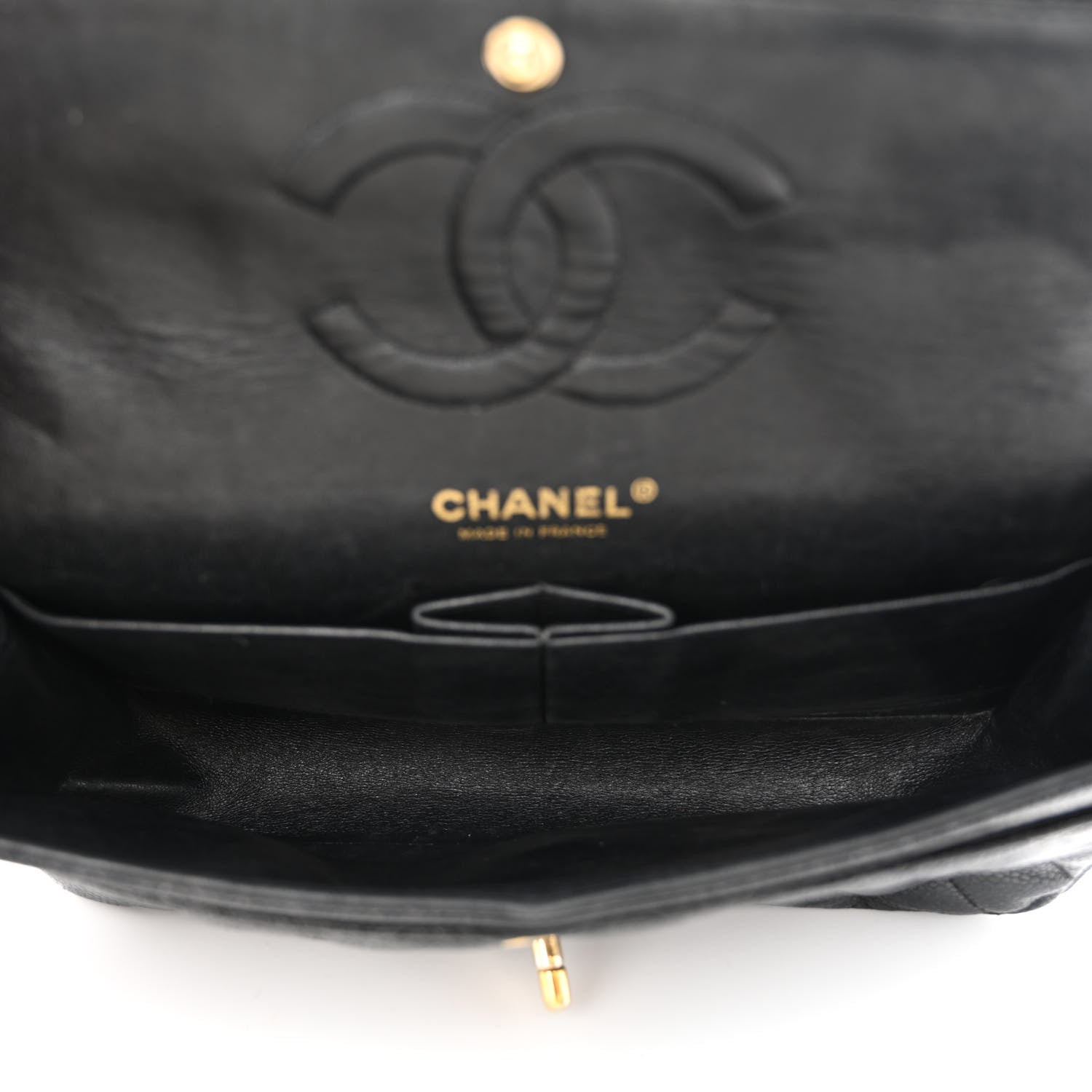 Chanel Caviar Quilted Medium Double Flap Black 5 of 16