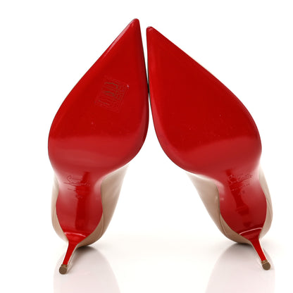 Christian Louboutin Patent Decollete 554 85 Pumps 36 Nude 5 of 8