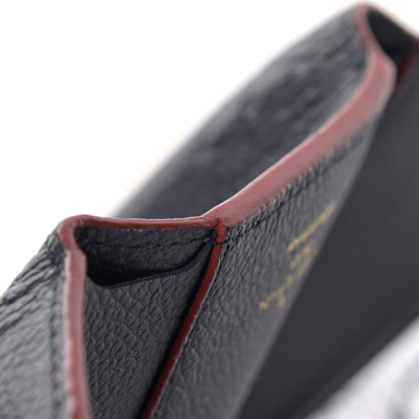 Empreinte Victorine Wallet Marine Rouge