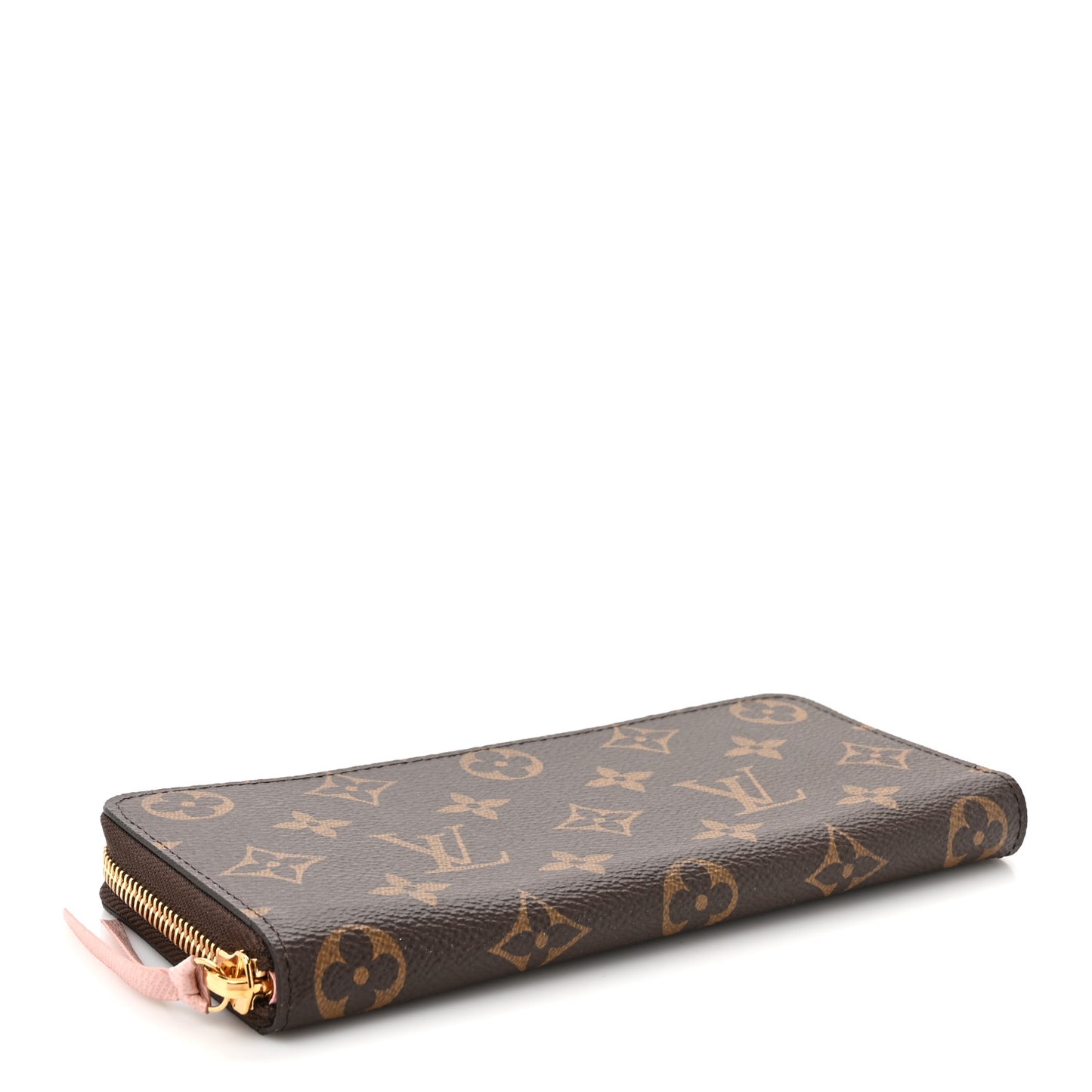 Monogram Clemence Wallet Rose Ballerine
