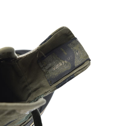 Valentino Garavani Canvas Camouflage Sneaker Boots 40 Army Green 8 of 14