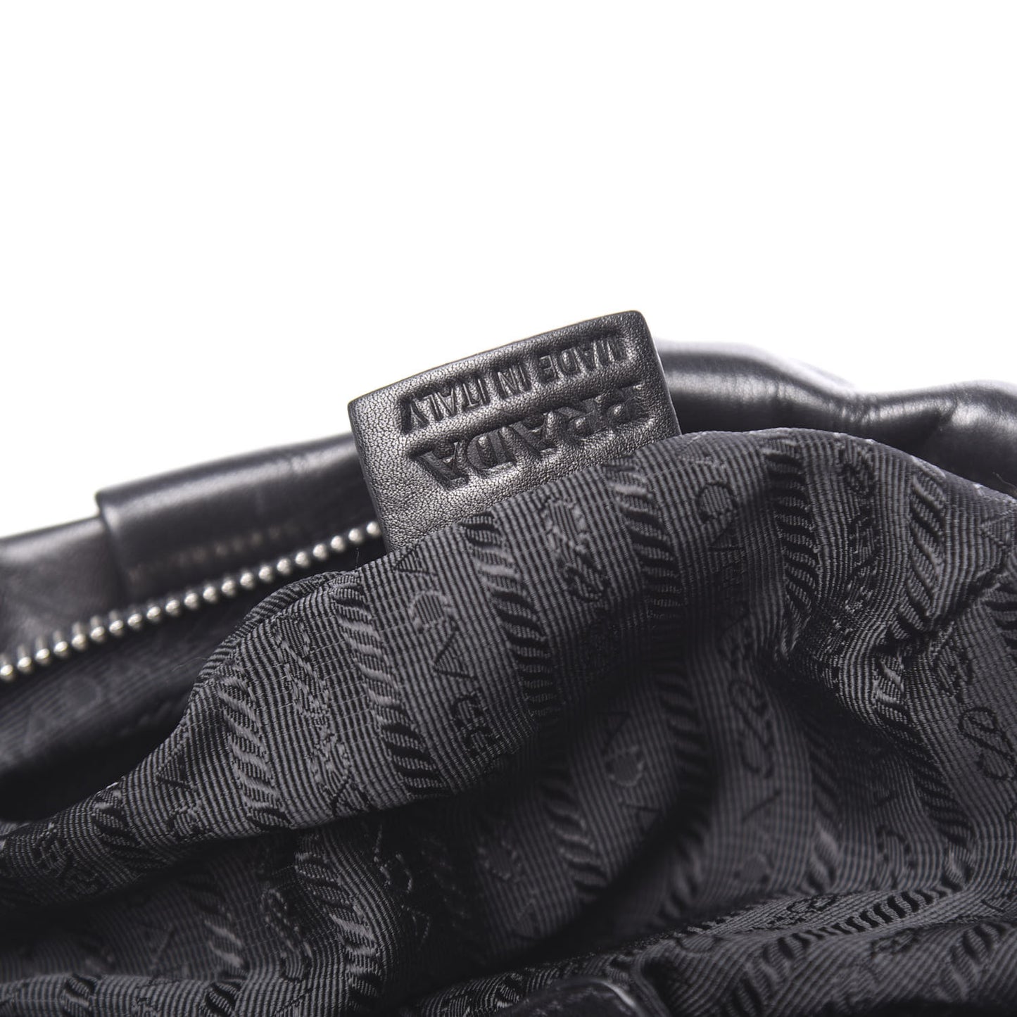 Soft Calfskin Pleated Hobo Black