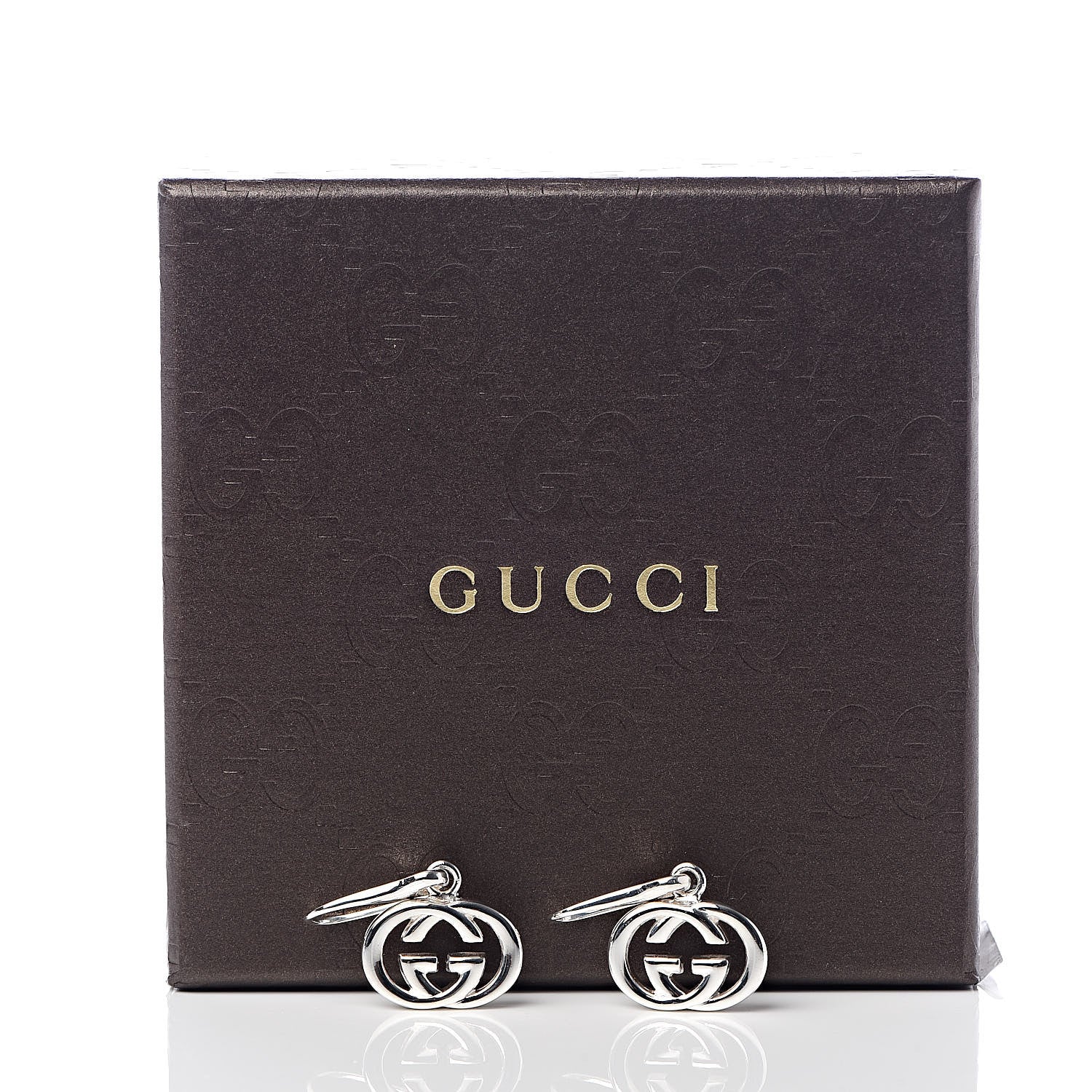 Gucci Sterling Silver Britt Drop Earrings 5 of 5