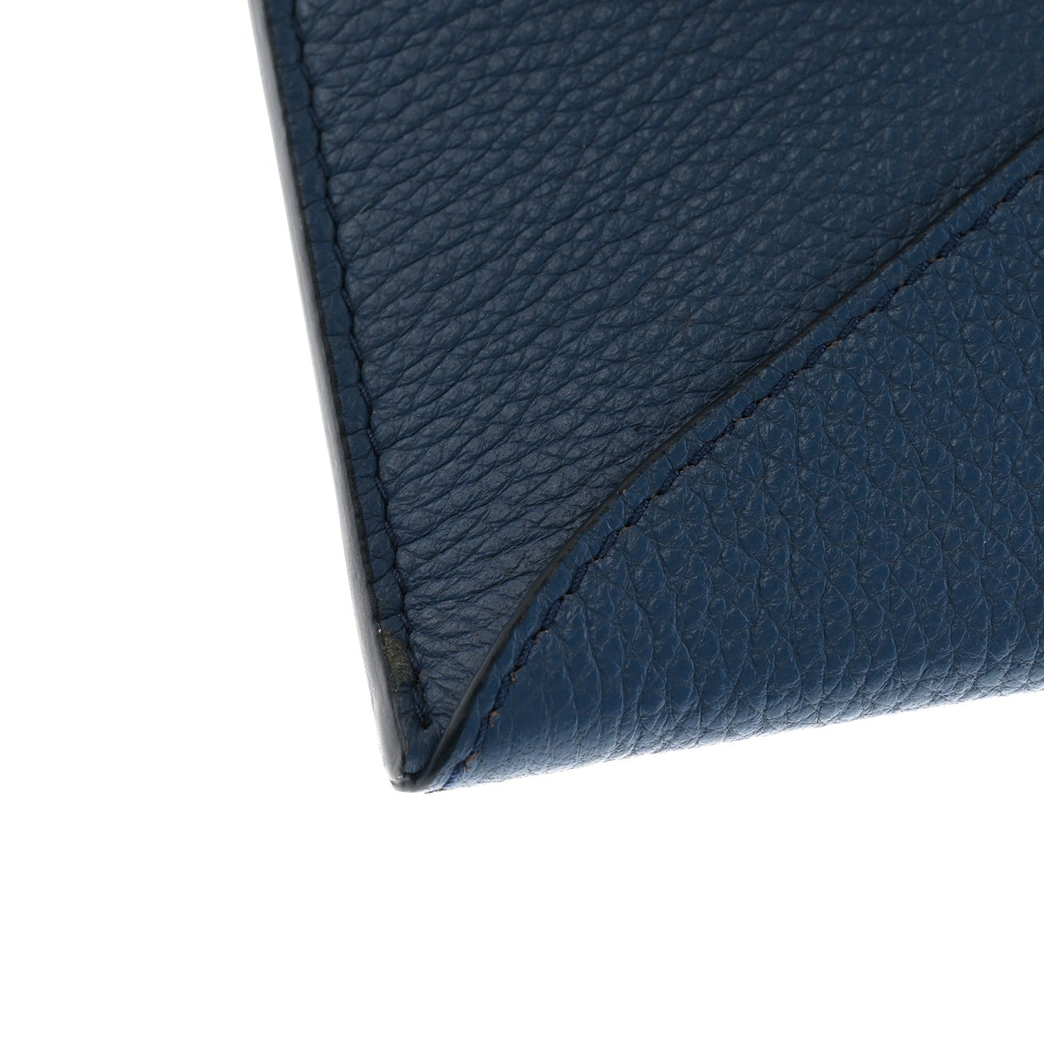 Prada Vitello Grain Envelope Wallet Cobalto 8 of 15