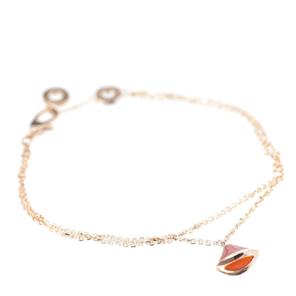 Bulgari 18K Rose Gold Carnelian Divas' Dream Bracelet SM 2 of 5