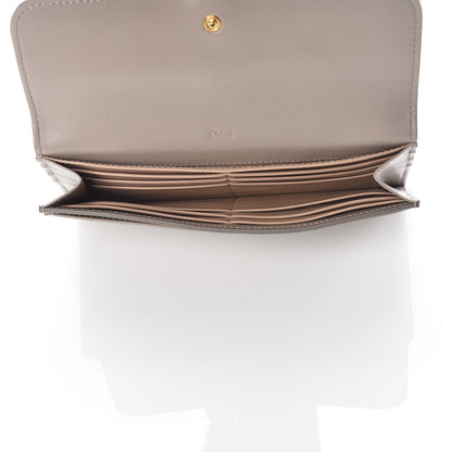 Chloe Smooth Calfskin Tess Long Wallet Motty Grey 5 of 8