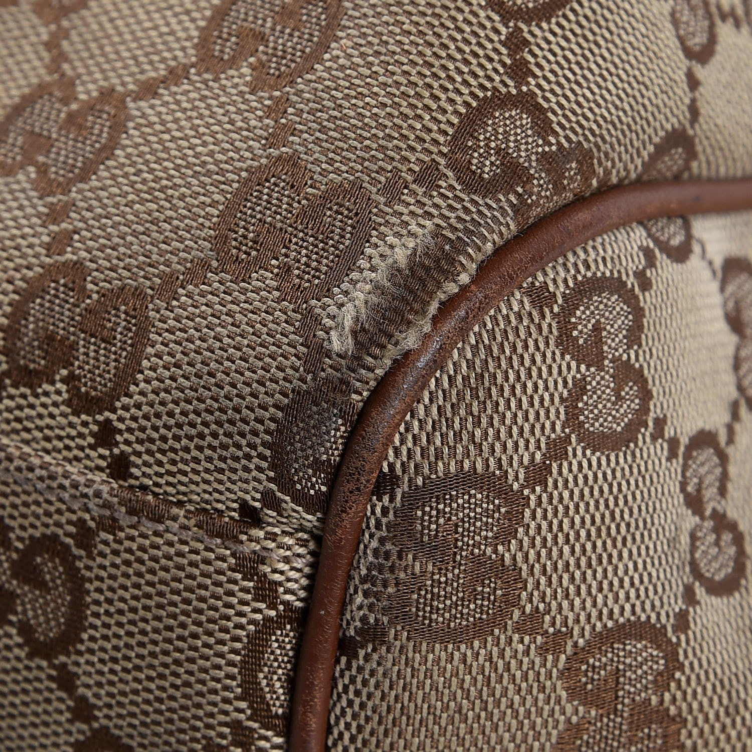 Gucci Monogram Large Sukey Tote Brown 10 of 13