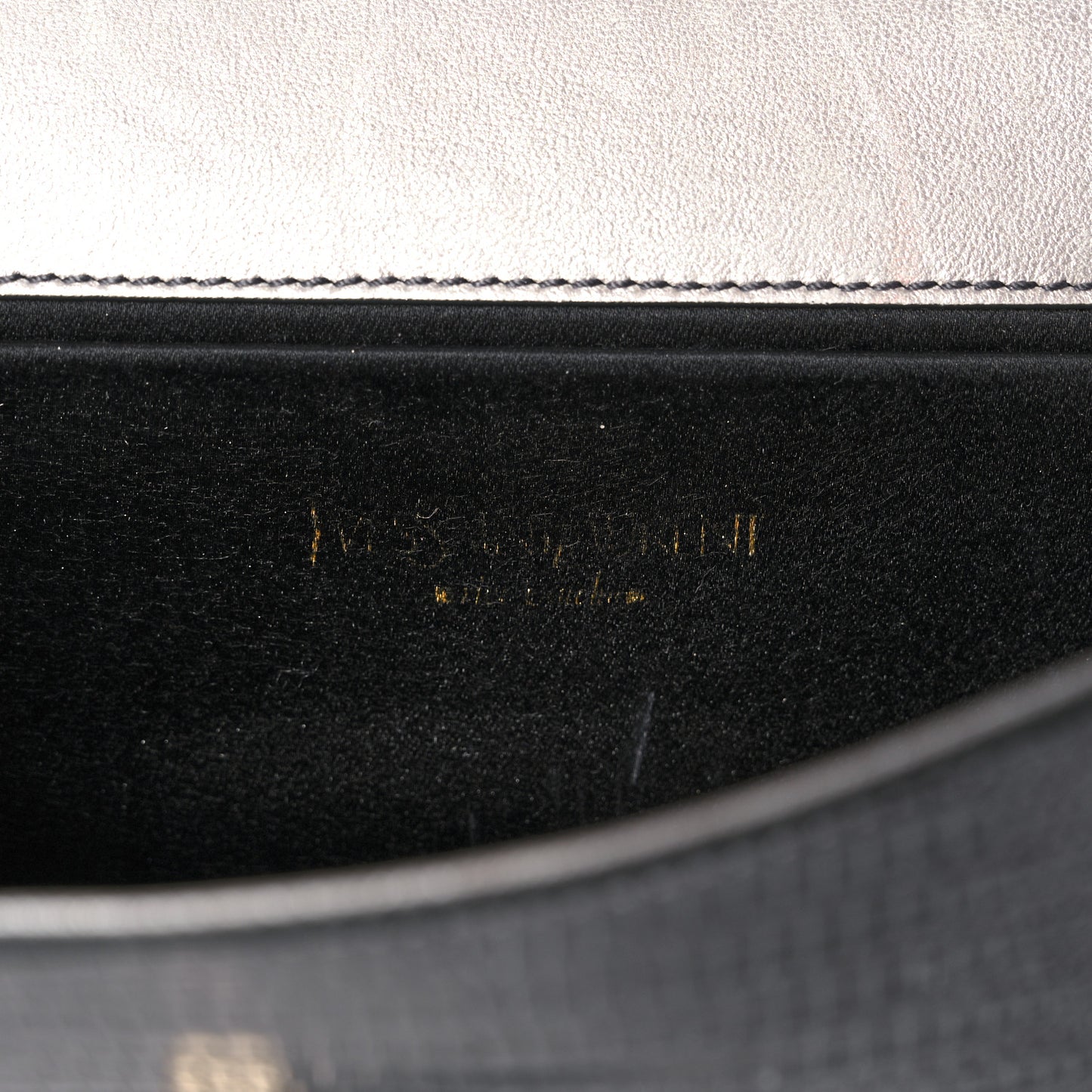 Ombre Lizard Muse Clutch Silver