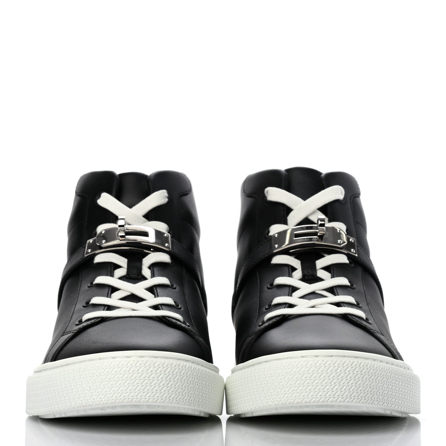 Hermes Calfskin Mens Daydream Sneakers 42.5 Black 2 of 8