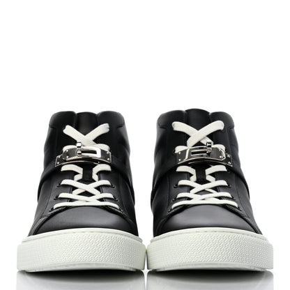 Hermes Calfskin Mens Daydream Sneakers 42.5 Black 2 of 8