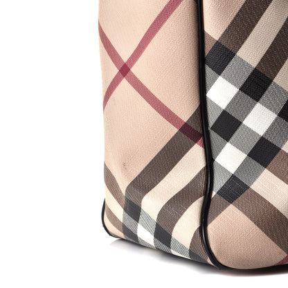 Burberry Supernova Check Tote Black 9 of 13
