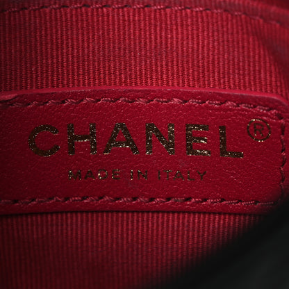 Chanel Calfskin Quilted Mini Framing Chain Bag Black 6 of 12