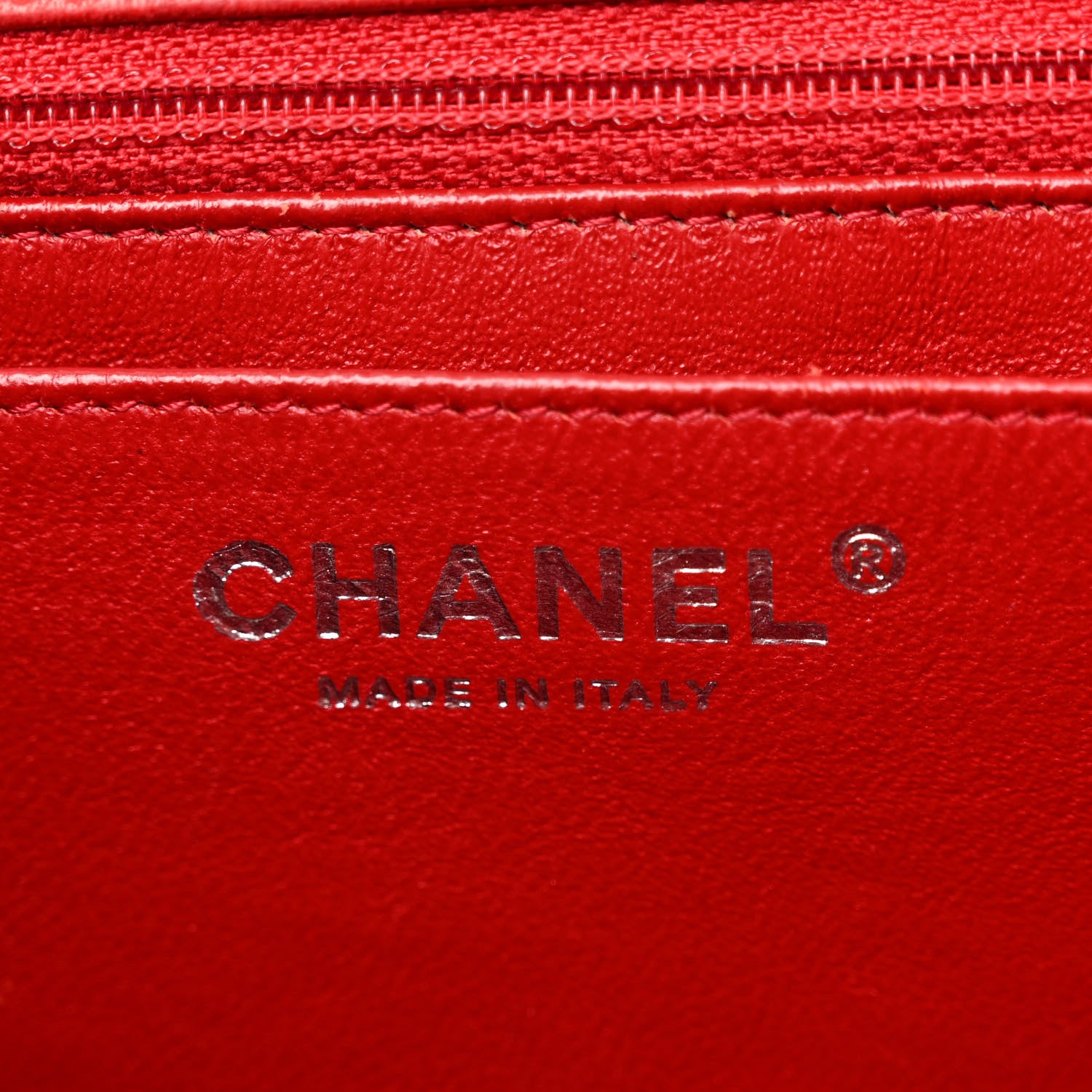 Chanel Patent Quilted Jumbo Single Flap Red 6 of 12