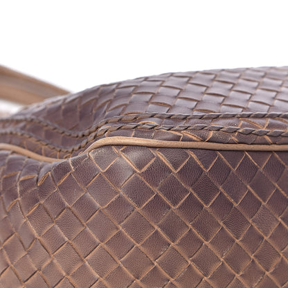 Bottega Veneta Nappa Intrecciato Ombre Shoulder Bag Camel 8 of 12