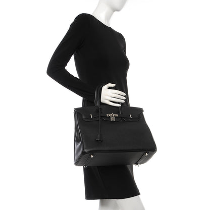 Hermes Togo Birkin 35 Black 2 of 37