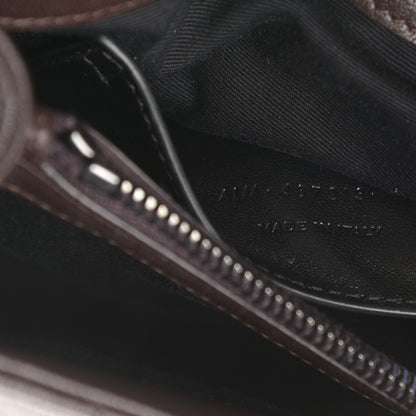 Saint Laurent Lambskin Matelasse Chevron Monogram Medium College Bag Faggio 7 of 12