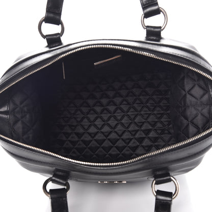 Chanel Calfskin CC Bowler Black 6 of 10