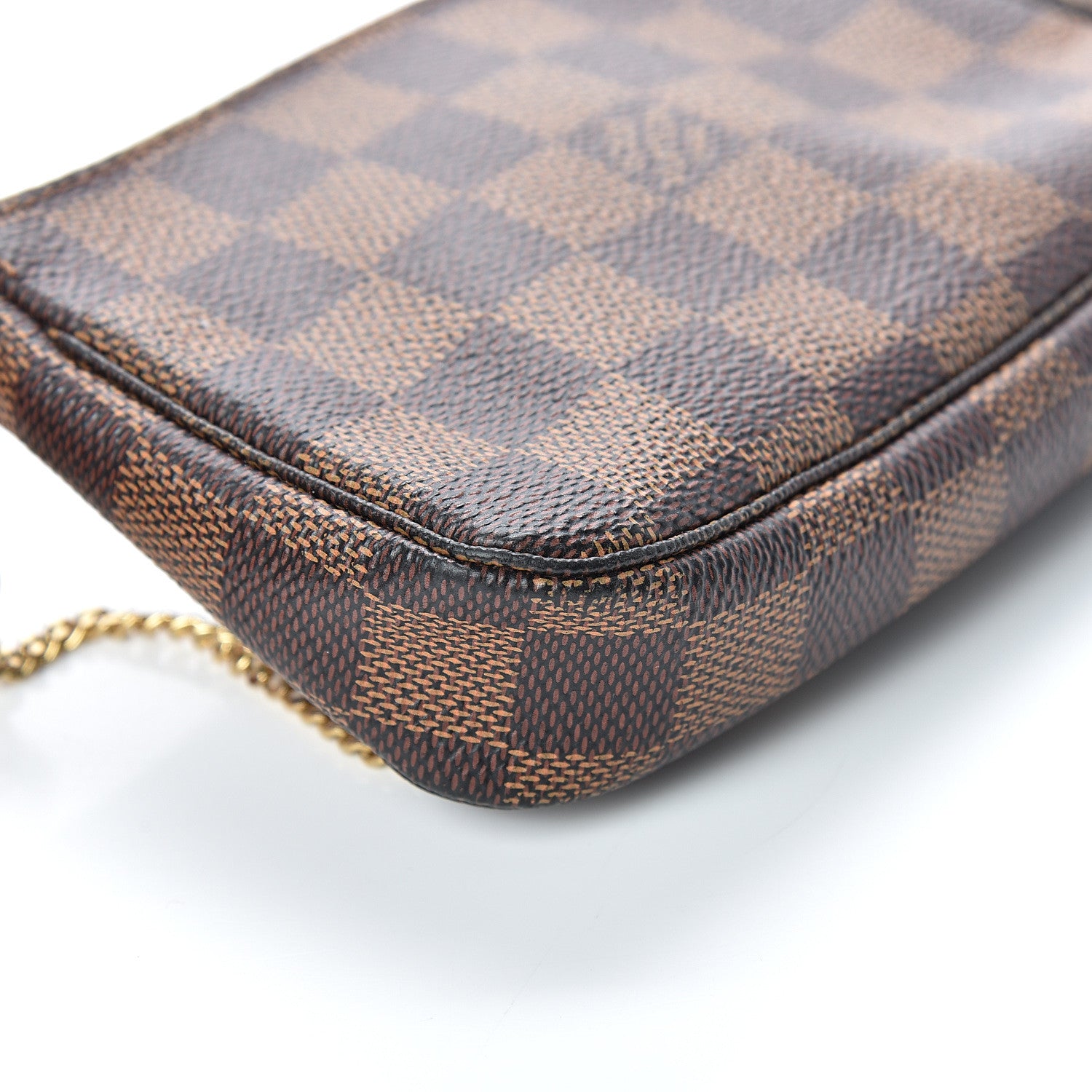Louis Vuitton Damier Ebene Mini Pochette Accessories 9 of 12