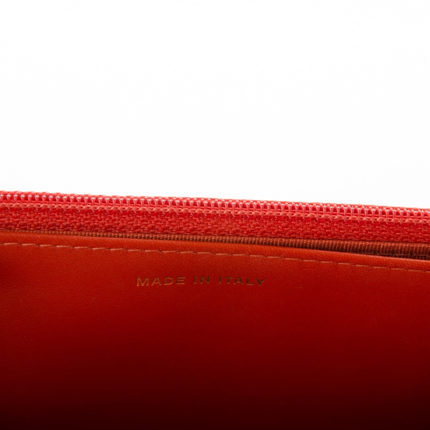 Chanel Caviar Quilted Wallet On Chain WOC Orange 7 of 8
