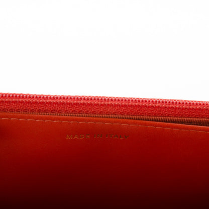 Chanel Caviar Quilted Wallet On Chain WOC Orange 7 of 8