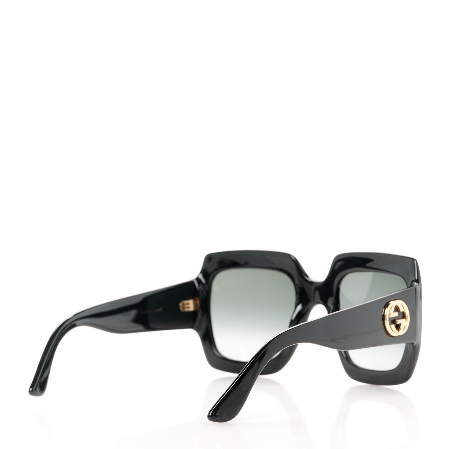Acetate Square Frame Sunglasses GG0053S Black