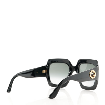 Gucci Acetate Square Frame Sunglasses GG0053S Black 4 of 8